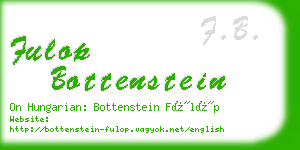 fulop bottenstein business card